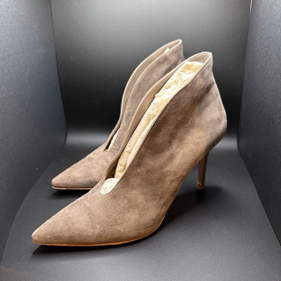 Gianvito Rossi Suede Bootie Size 36 Brownish/Gray Color - Picture 3 of 5